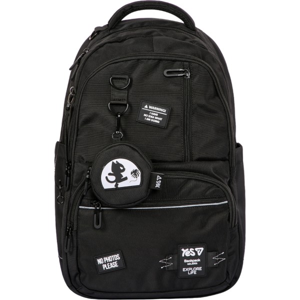 Фото - Рюкзак школьный YES TS-50L Black Cat (550374)